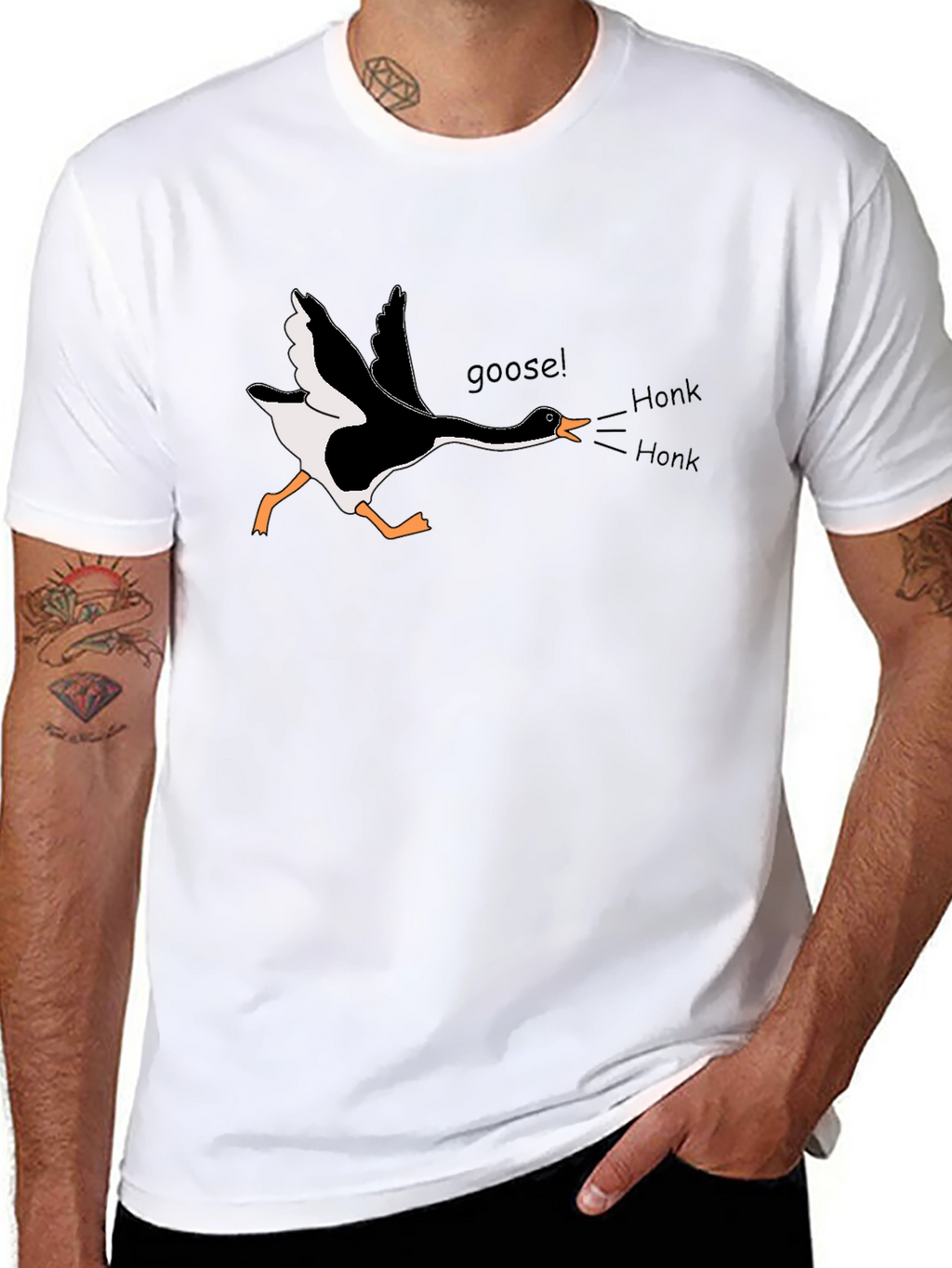 Honk! Goose Graphic Tee - Unisex Comfort