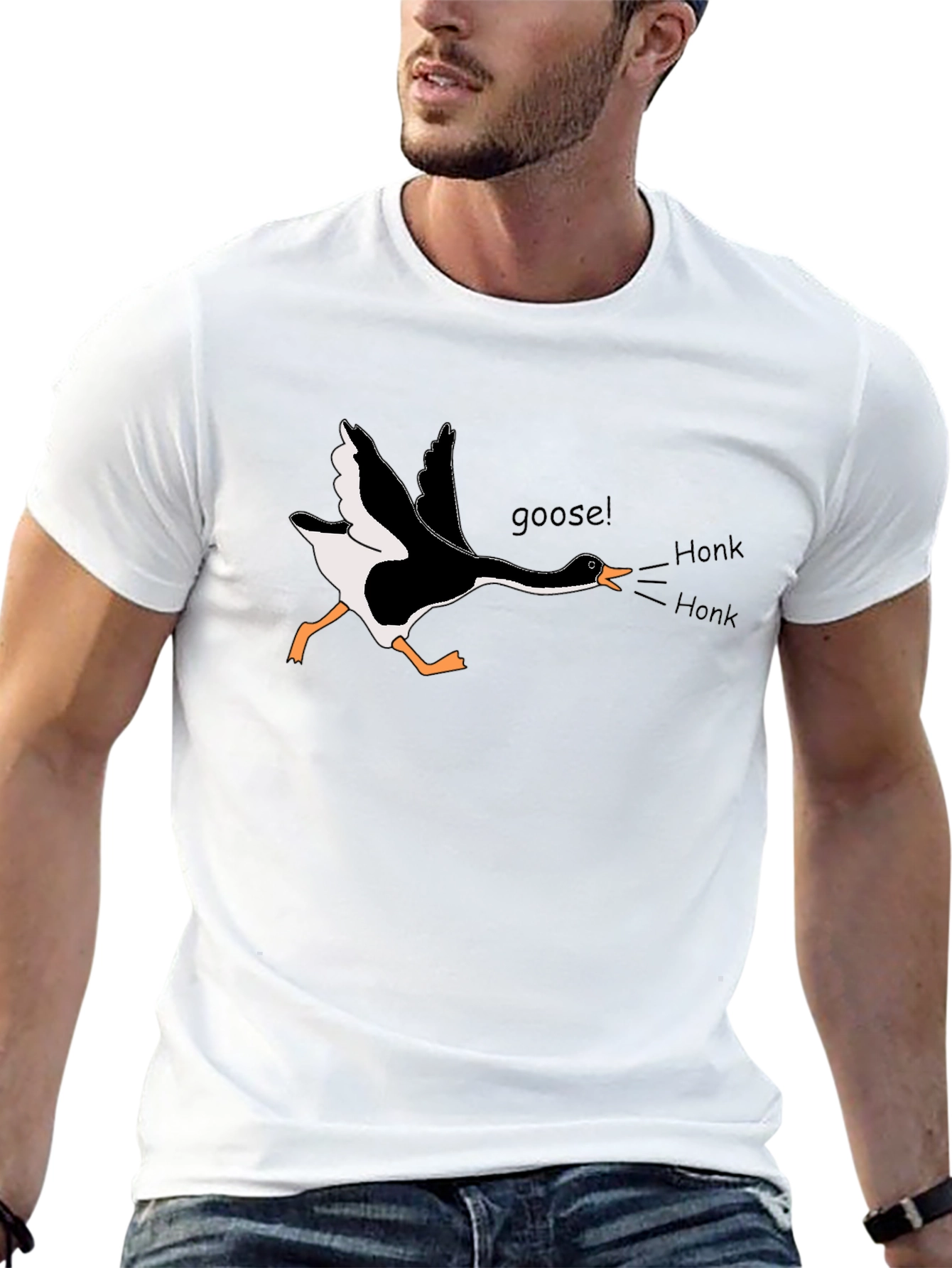 Honk! Goose Graphic Tee - Unisex Comfort