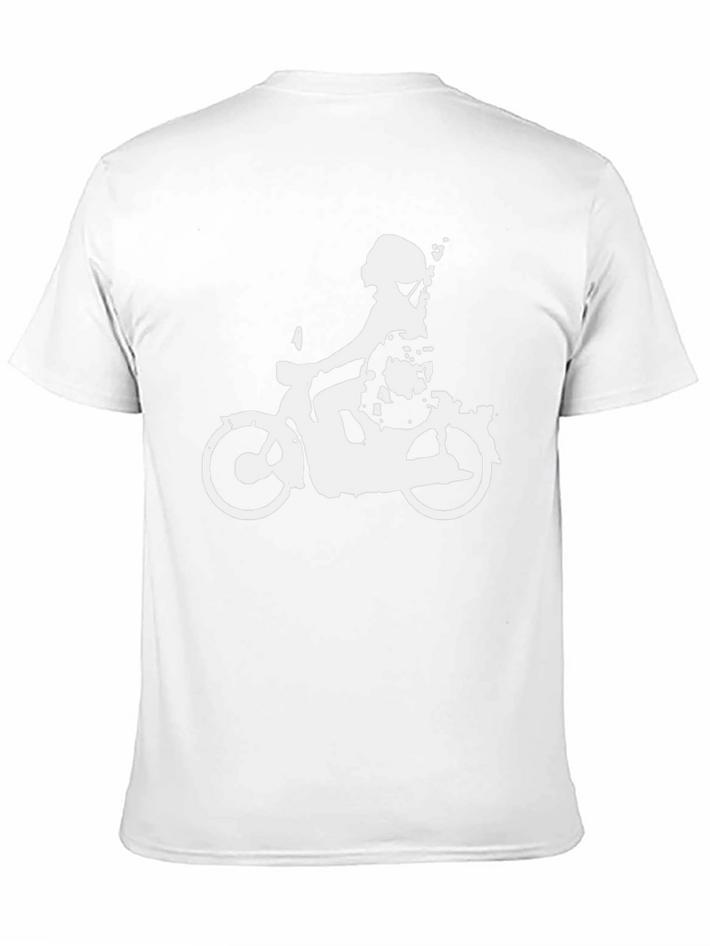 Cool Black T-Shirt with Scooter Design