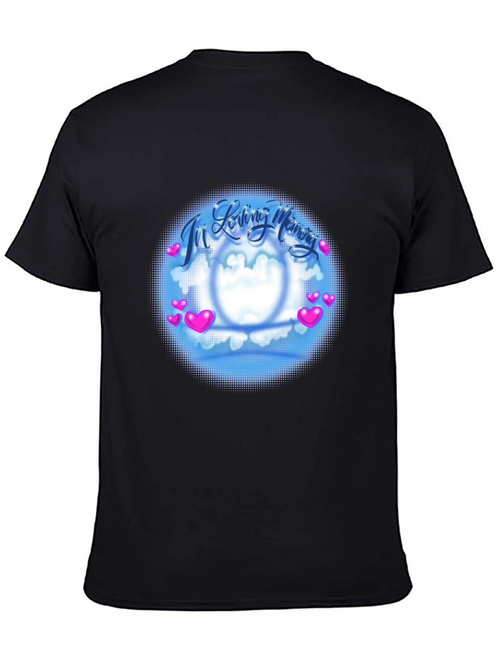 In Loving Memory Graphic T-Shirt - Black