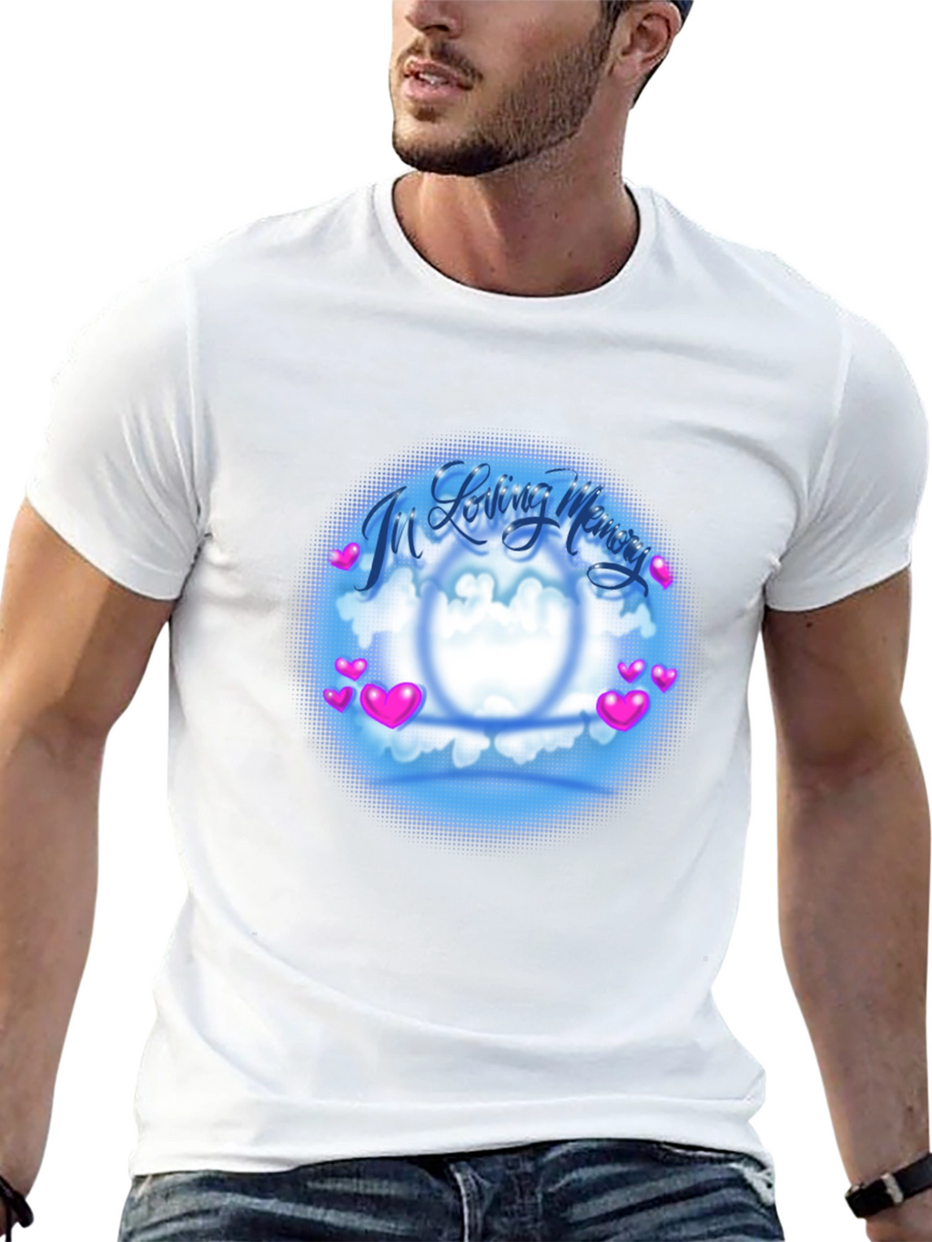In Loving Memory Graphic T-Shirt - Black