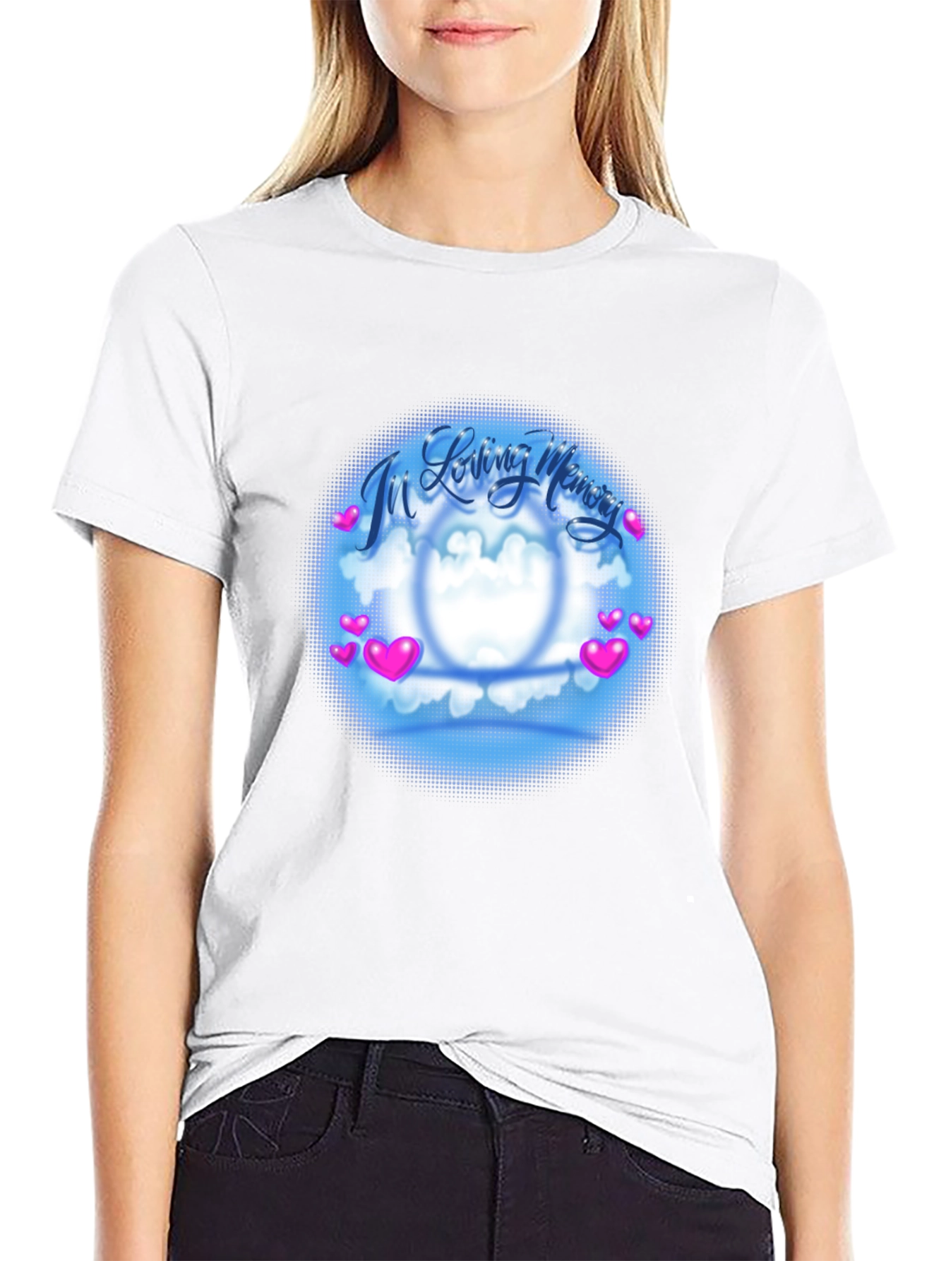 In Loving Memory Graphic T-Shirt - Black
