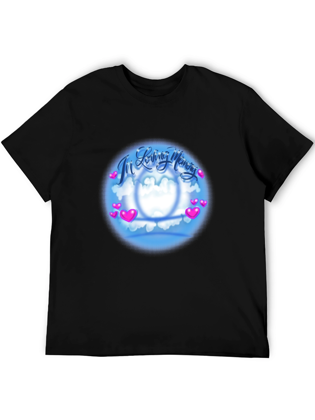 In Loving Memory Graphic T-Shirt - Black