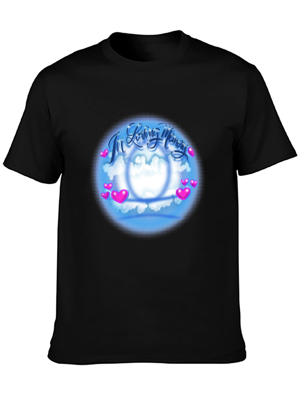 In Loving Memory Graphic T-Shirt - Black