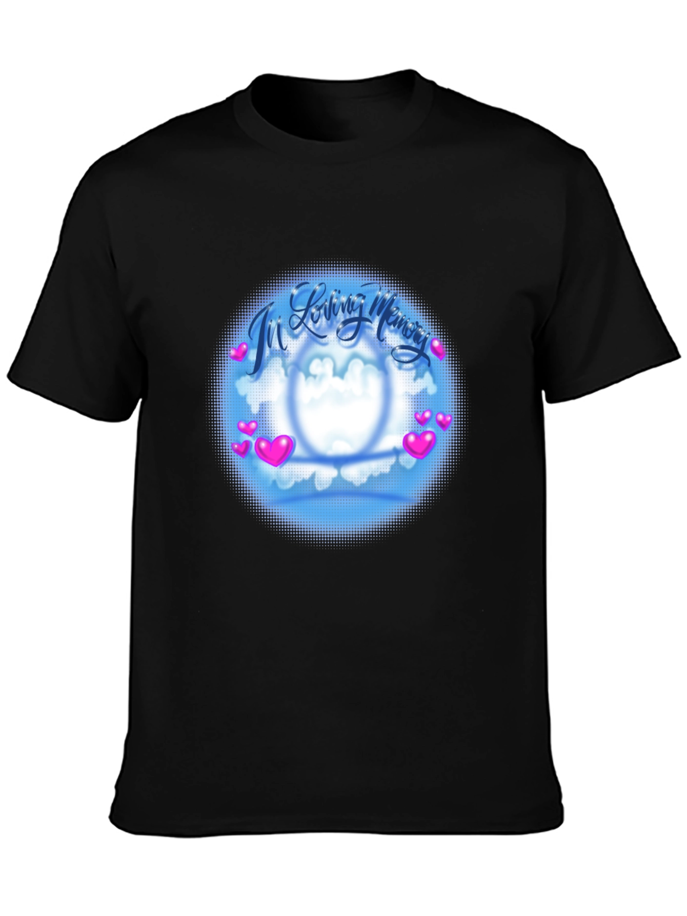 In Loving Memory Graphic T-Shirt - Black