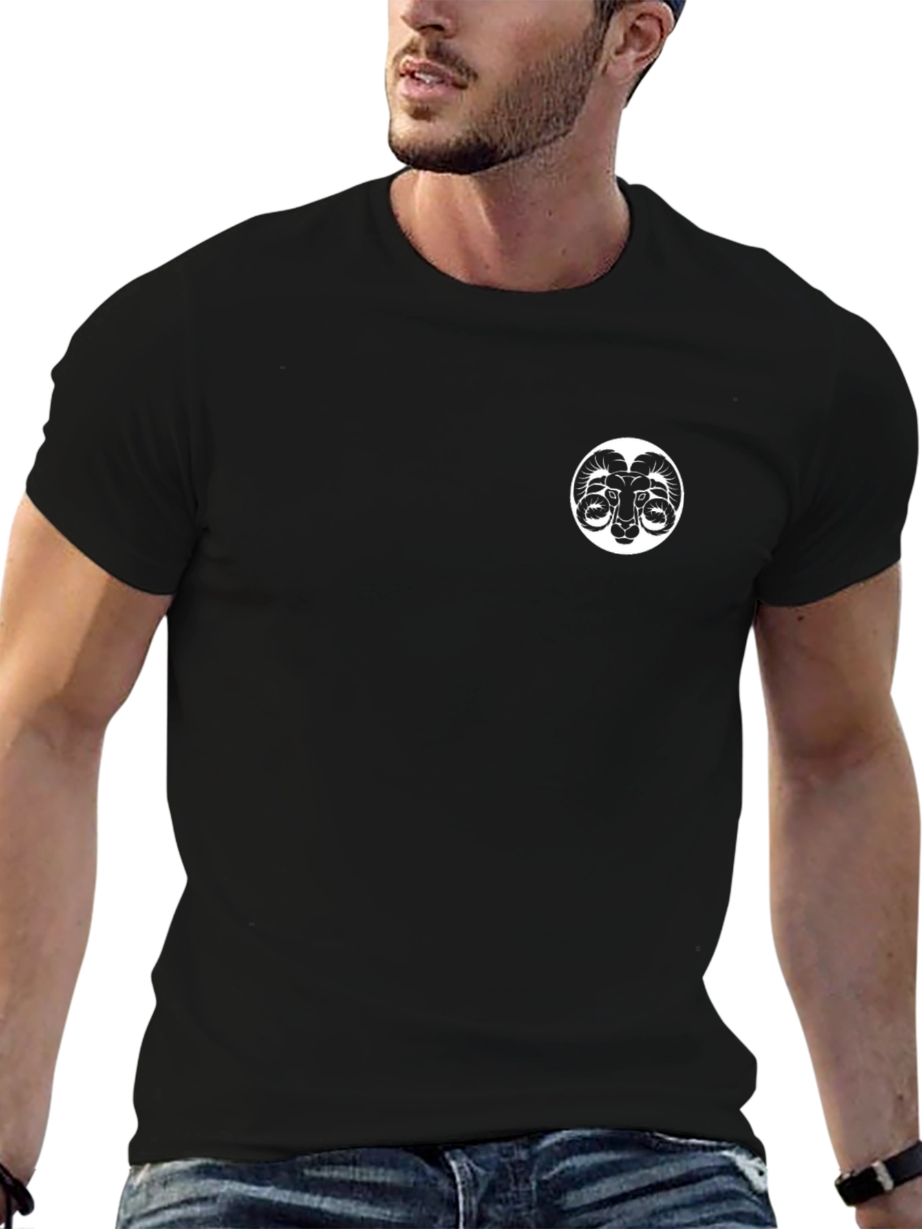 Ram Emblem Black T-Shirt