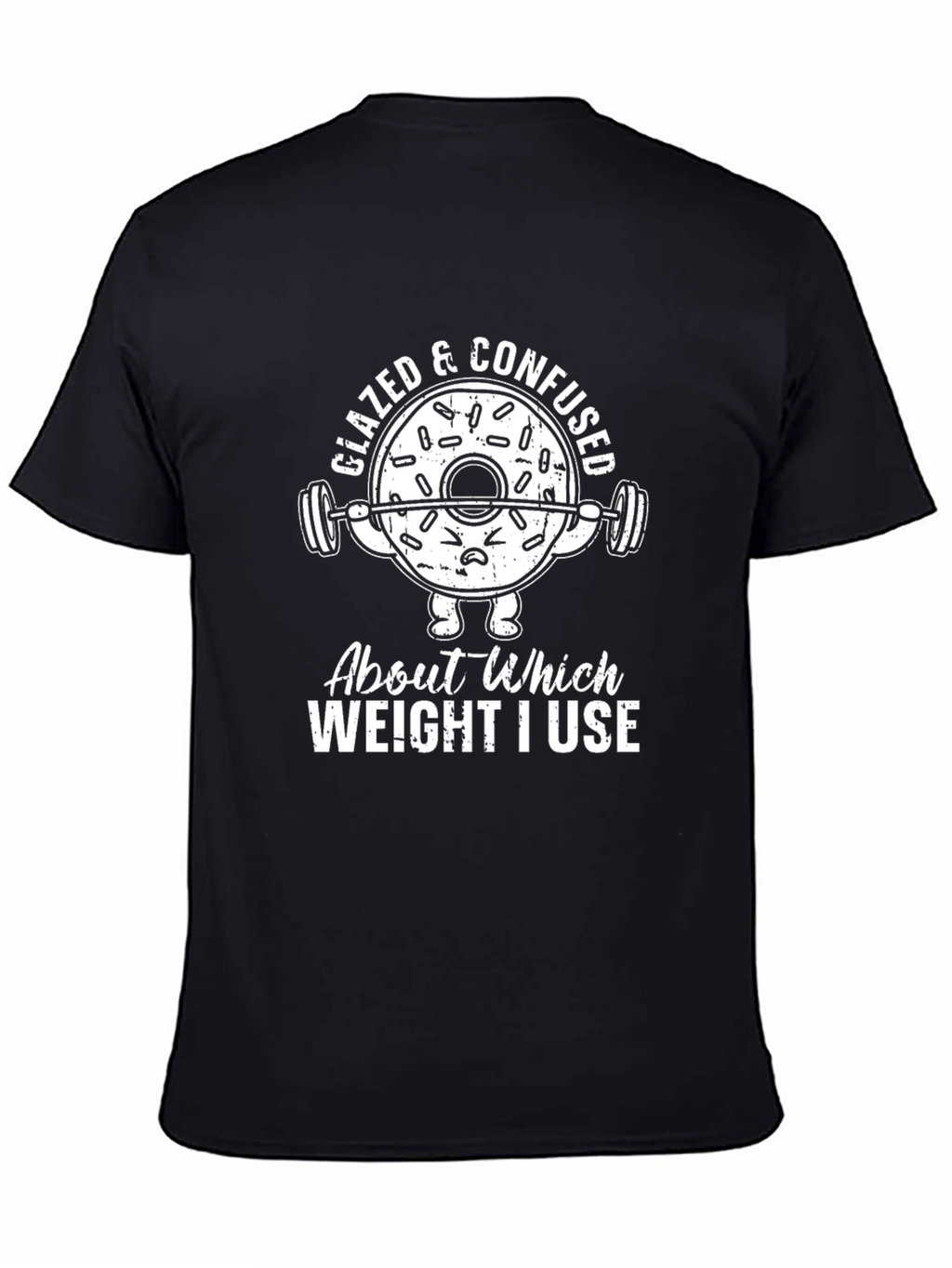 Glazed & Confused Donut Gym Workout T-Shirt