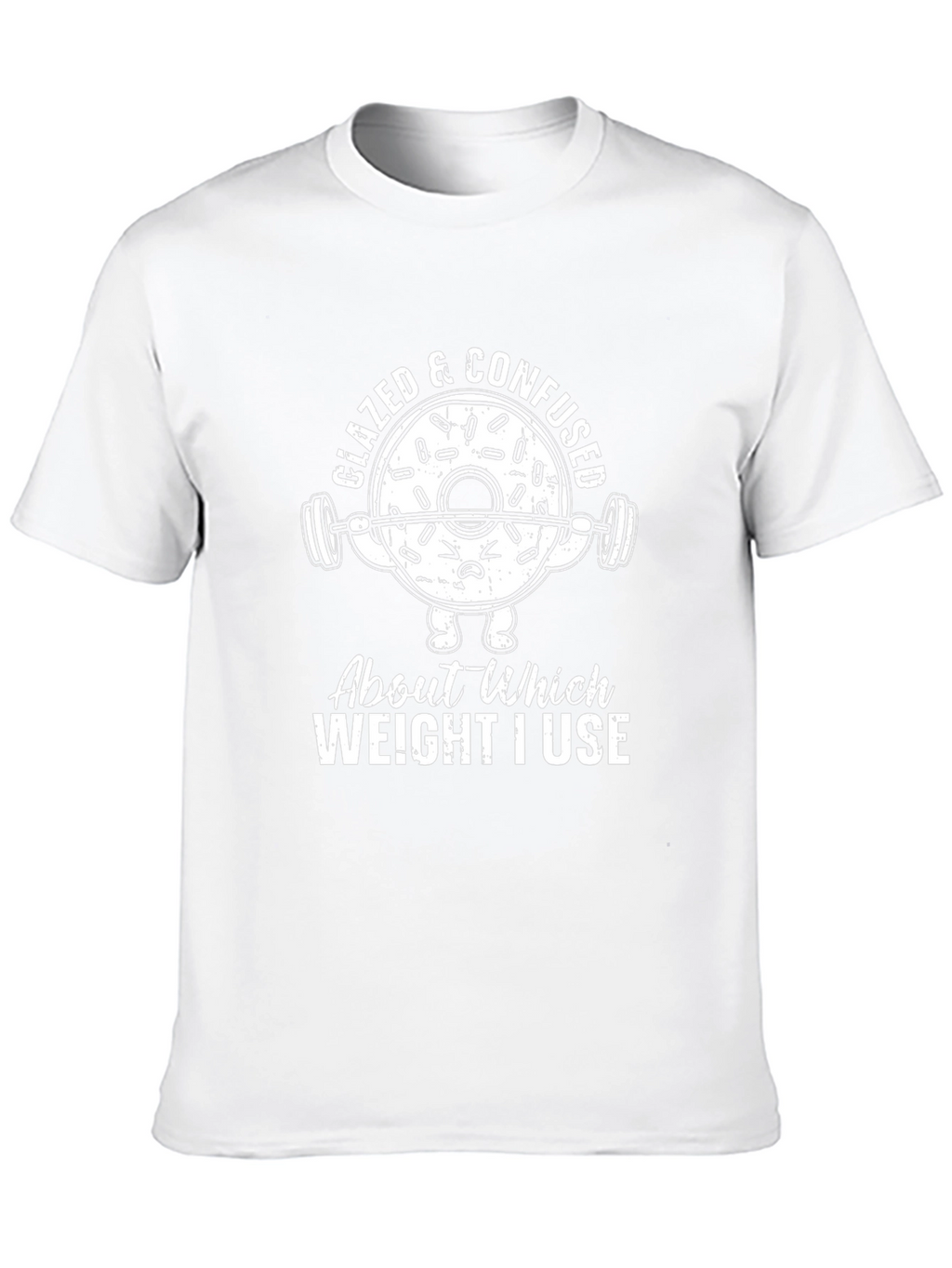 Glazed & Confused Donut Gym Workout T-Shirt
