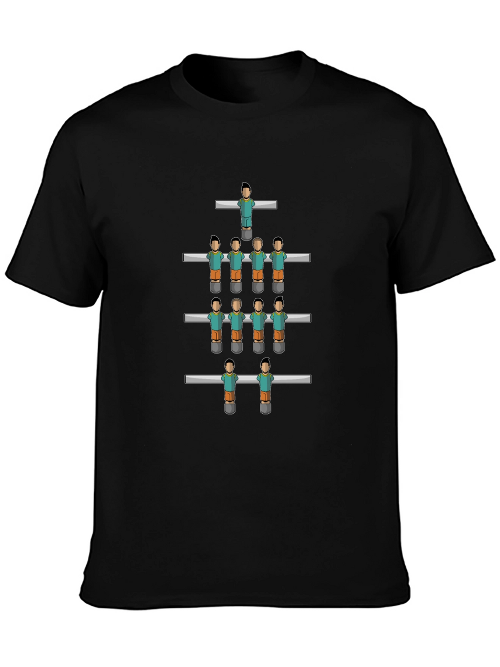 Foosball Table T-Shirt - Novelty Graphic Tee