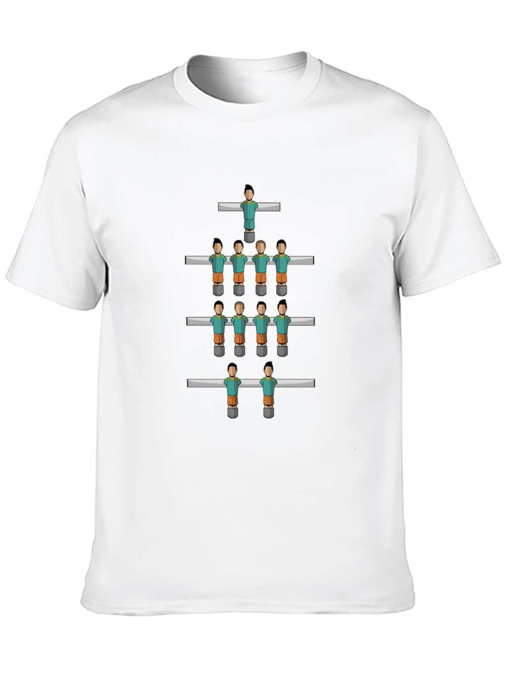 Foosball Table T-Shirt - Novelty Graphic Tee