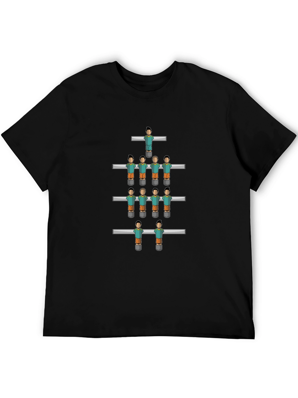 Foosball Table T-Shirt - Novelty Graphic Tee