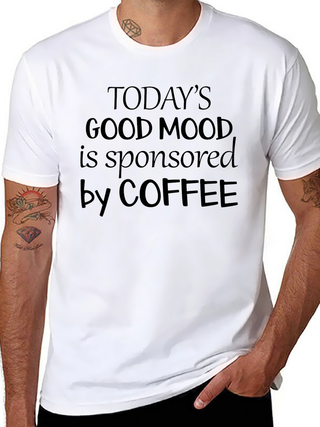 Coffee Sponsored Good Mood T-Shirt