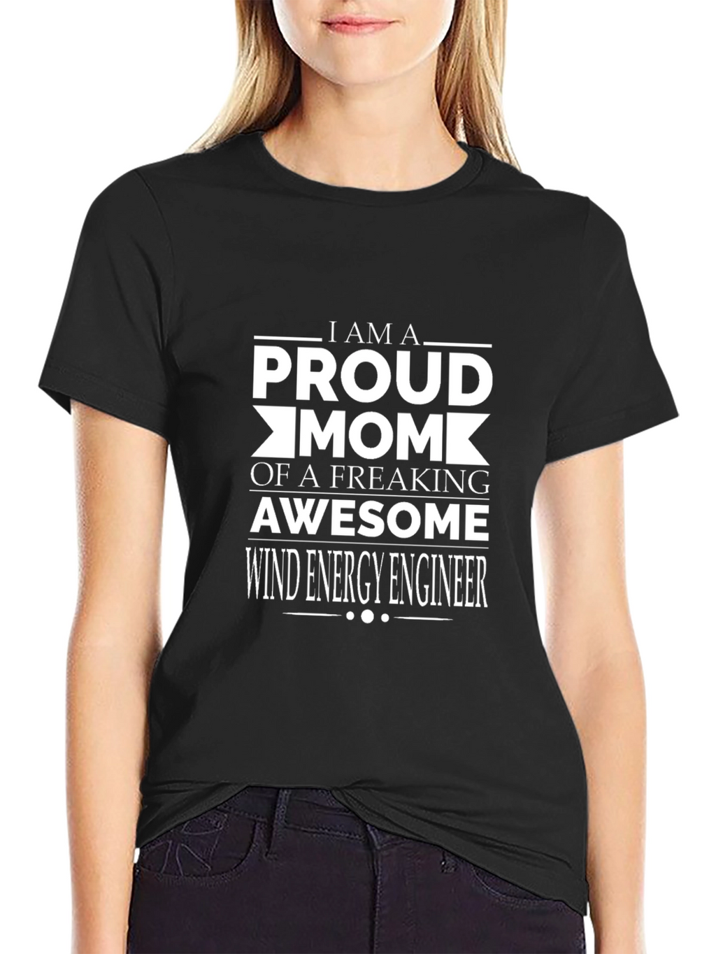 Proud Mom of a Wind Energy Engineer T-Shirt