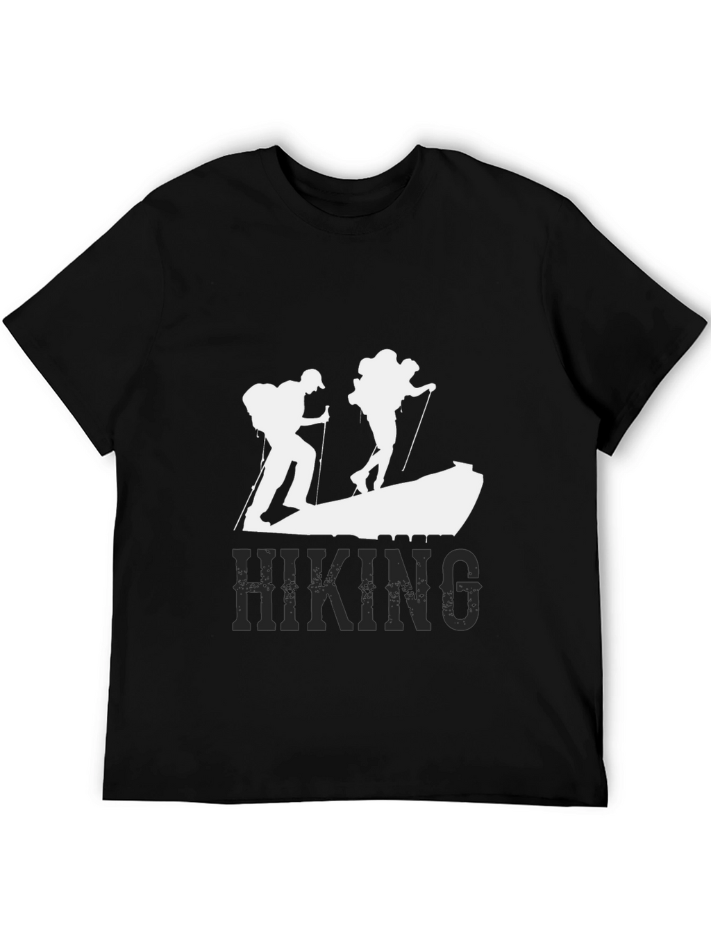 Hiking Adventure T-Shirt - Black Graphic Tee
