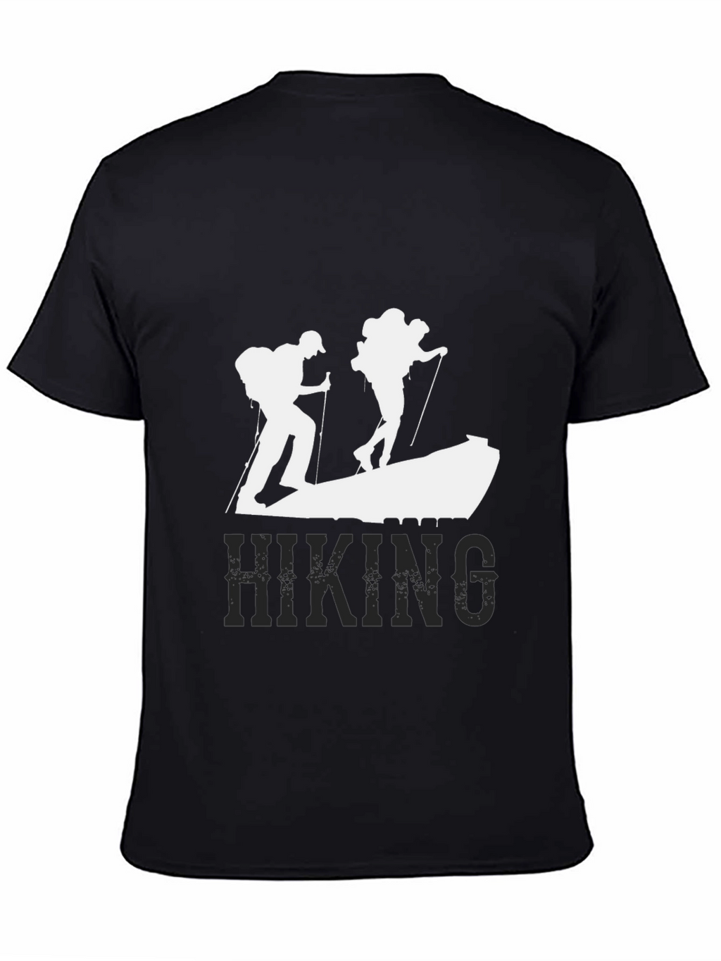 Hiking Adventure T-Shirt - Black Graphic Tee