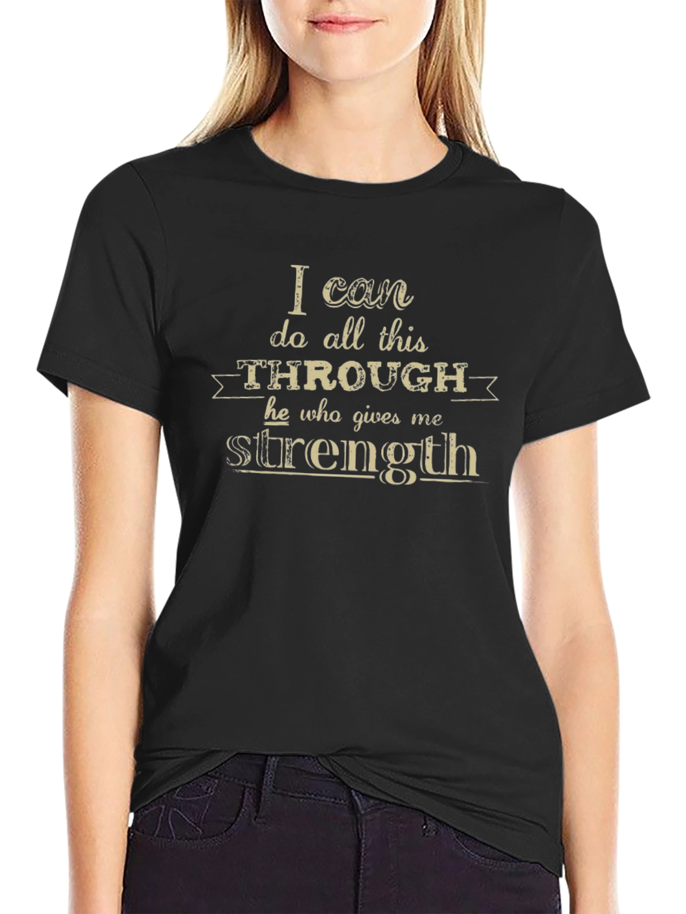 Inspirational T-Shirt: I Can Do All This...