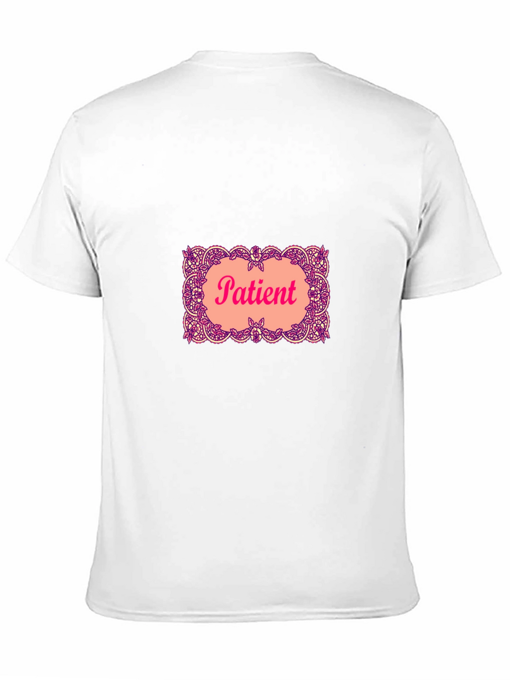 Patient Graphic T-Shirt - Black Crew Neck Tee