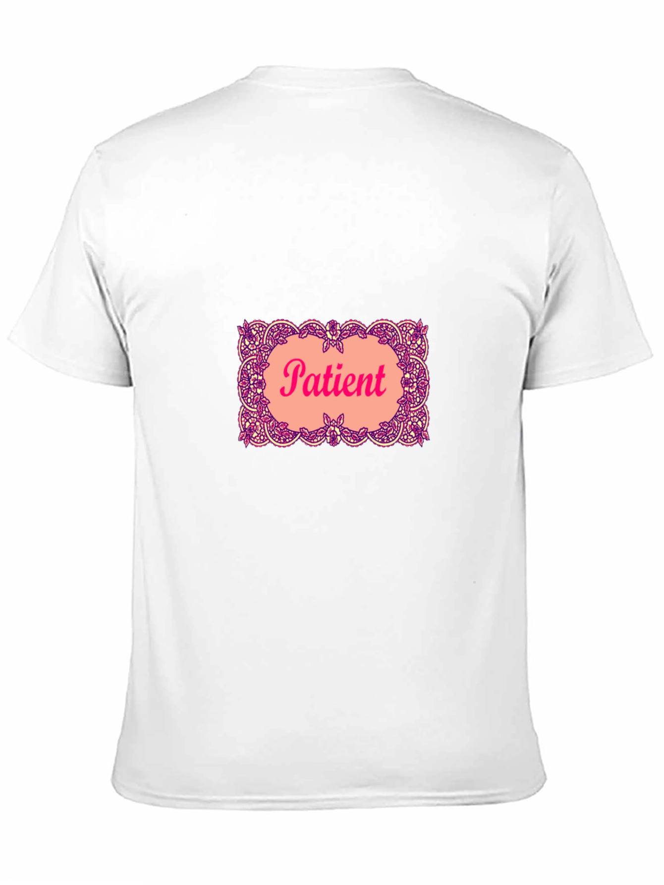 Patient Graphic T-Shirt - Black Crew Neck Tee