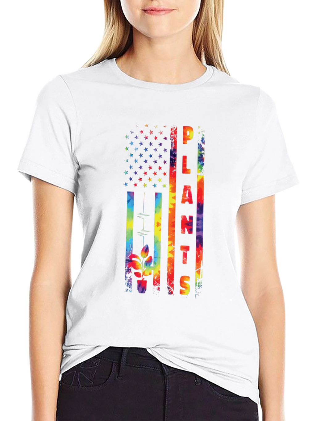 Plants USA Flag Tee