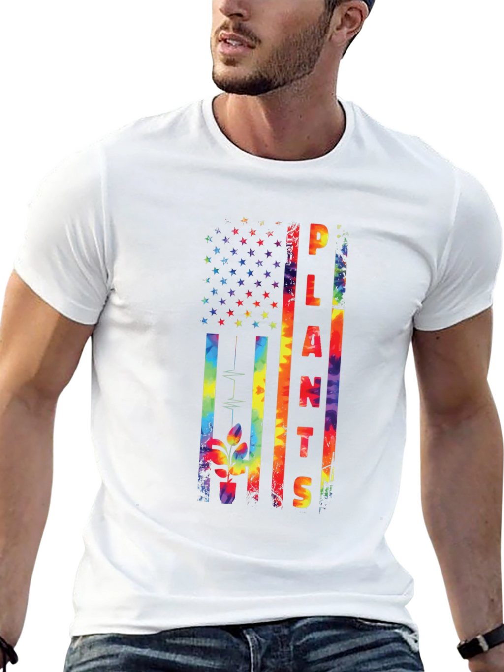 Plants USA Flag Tee