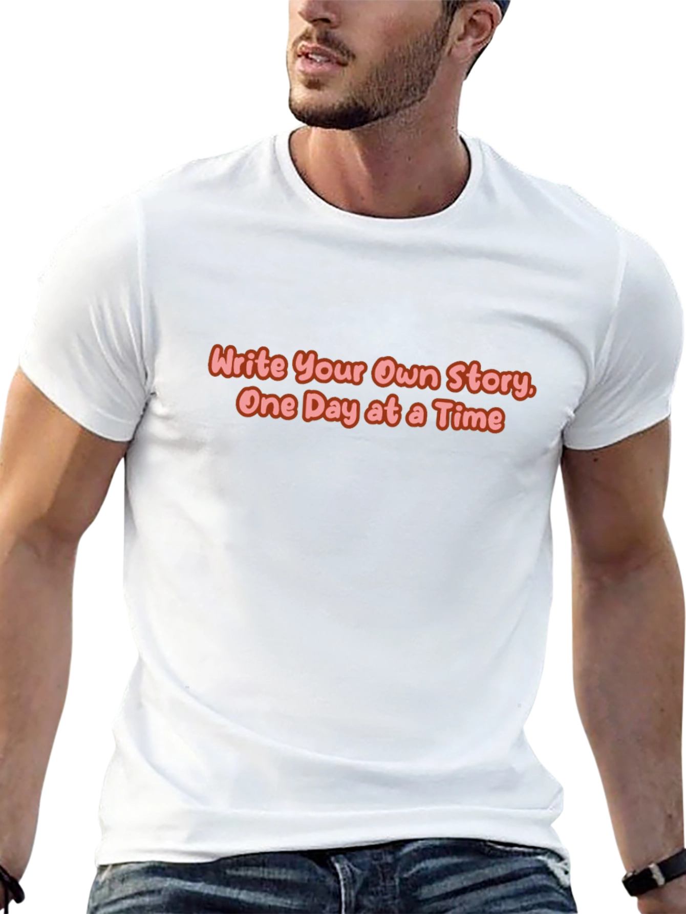 Inspirational Write Your Own Story Graphic T-Shirt