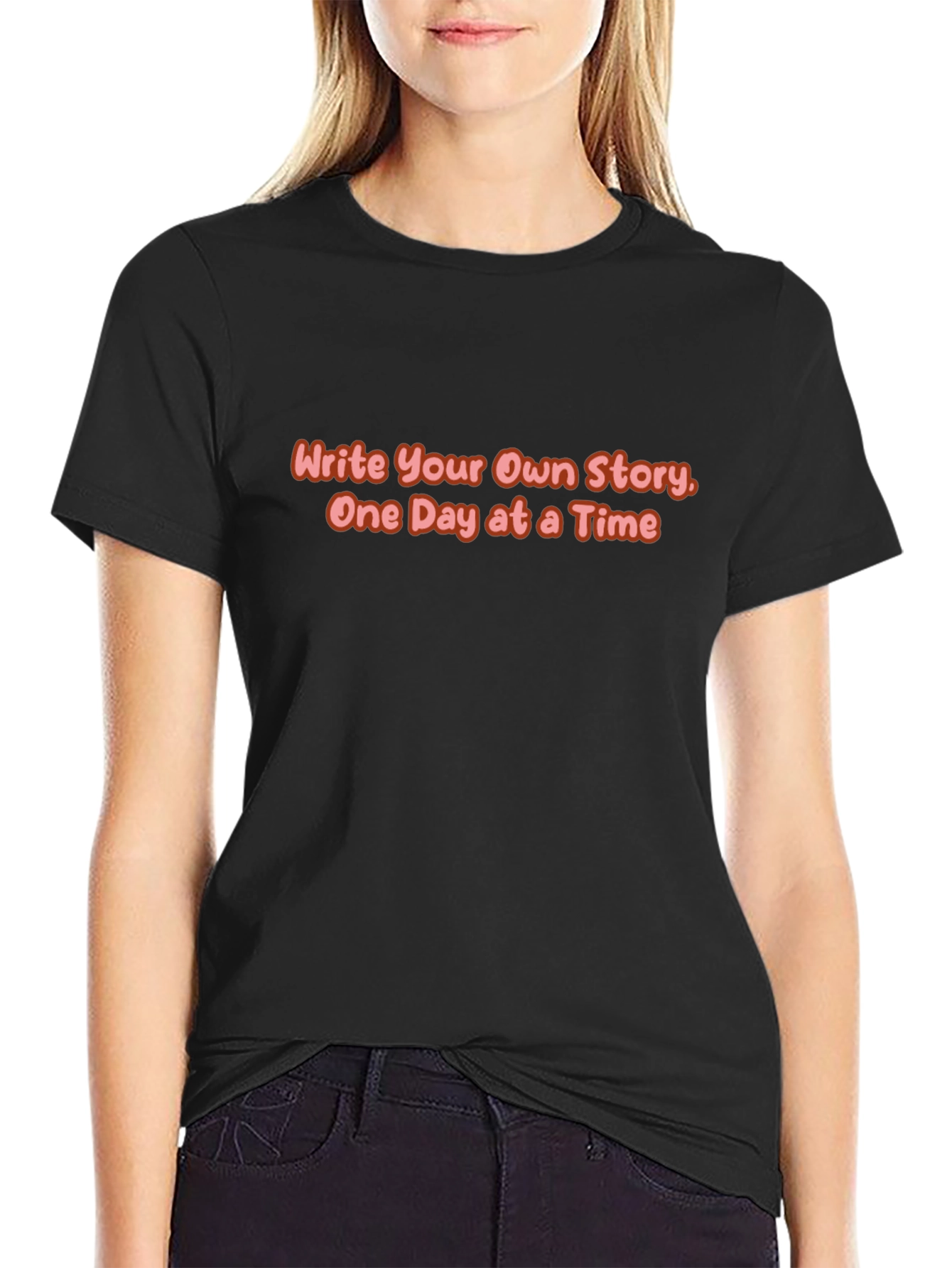 Inspirational Write Your Own Story Graphic T-Shirt