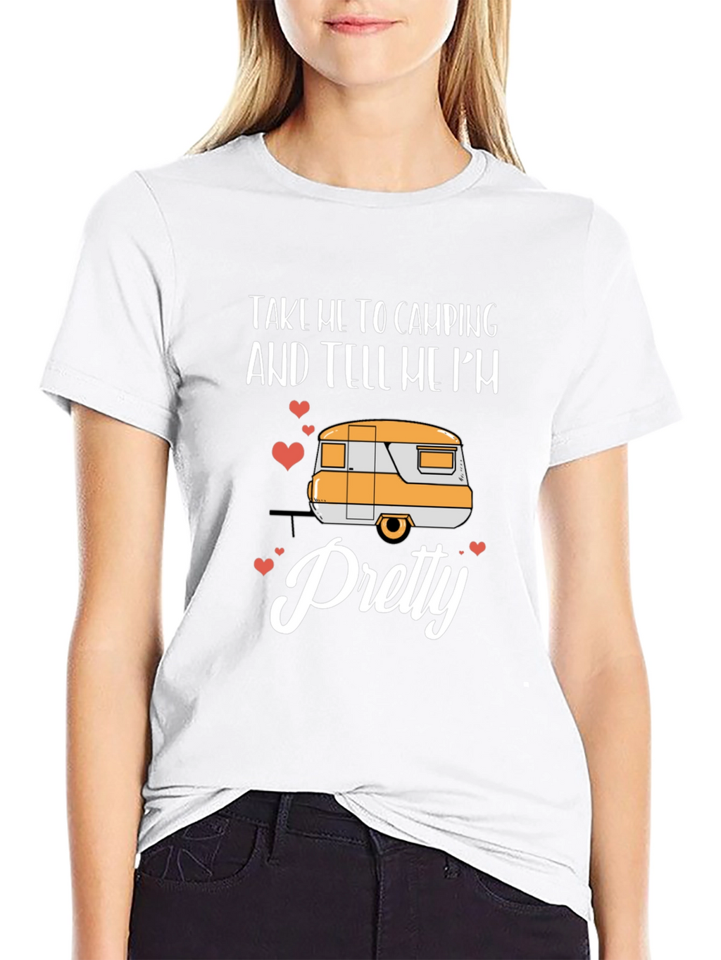 Camping Trailer Graphic Tee: Take Me Camping