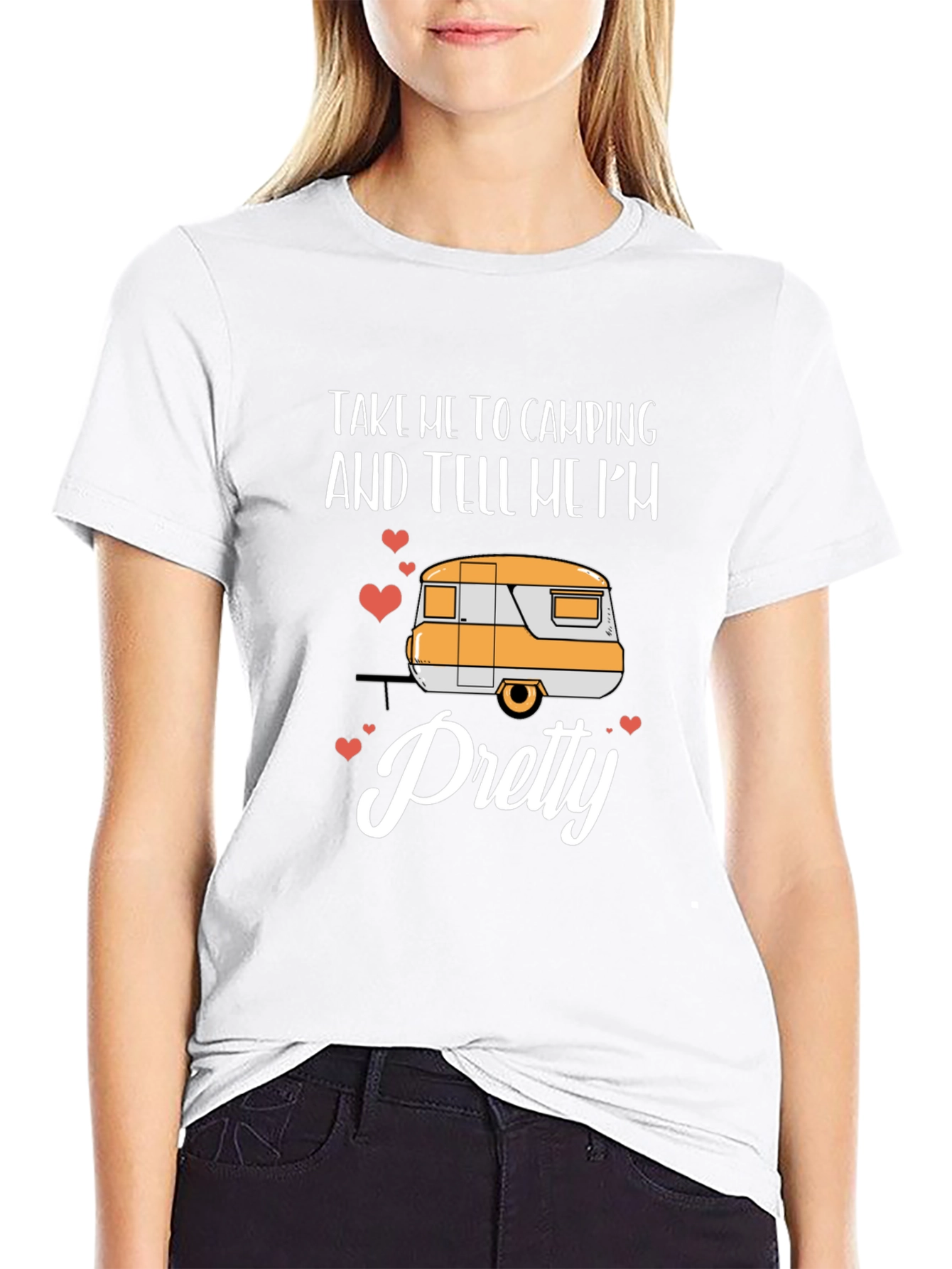Camping Trailer Graphic Tee: Take Me Camping