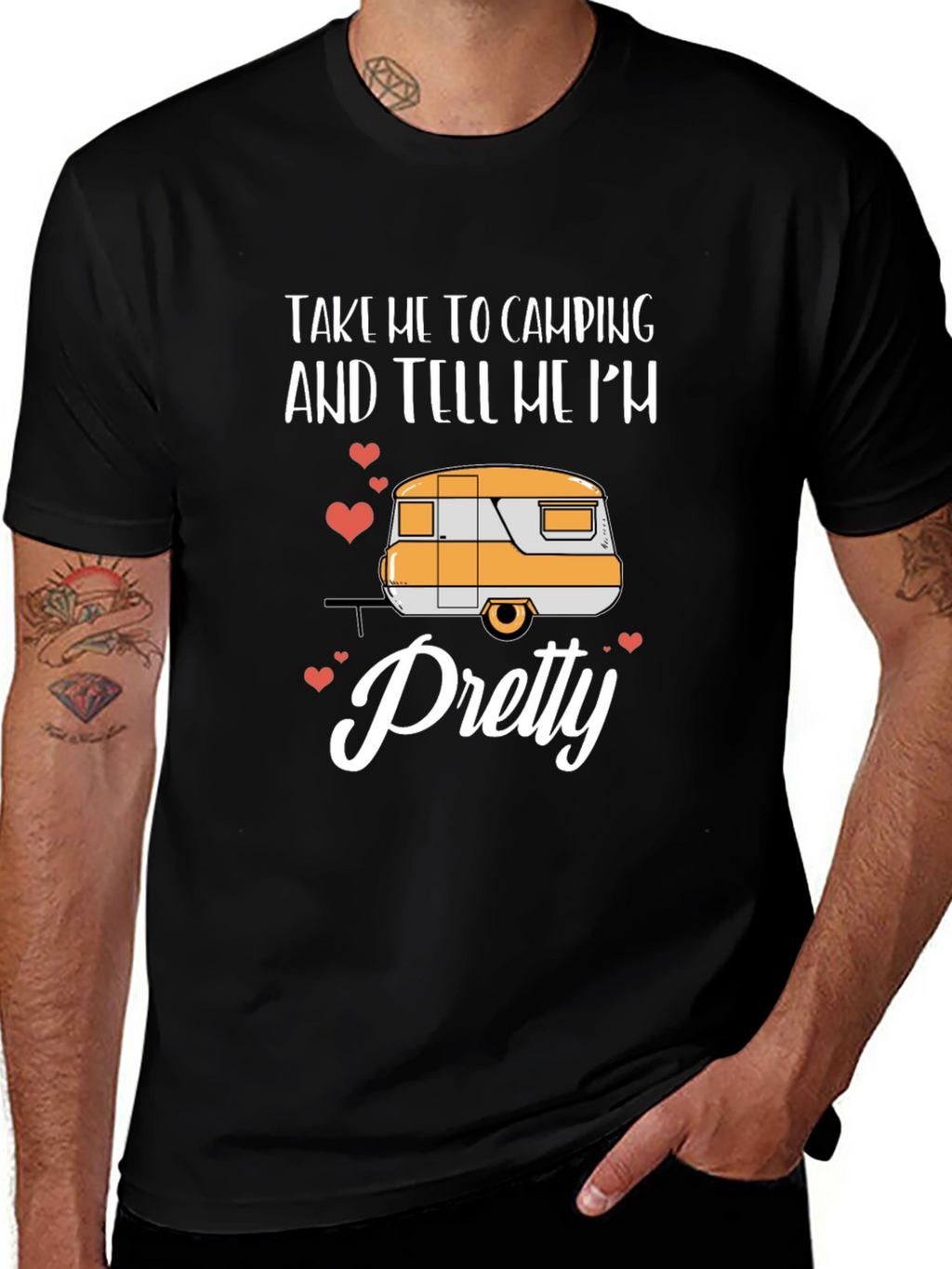 Camping Trailer Graphic Tee: Take Me Camping