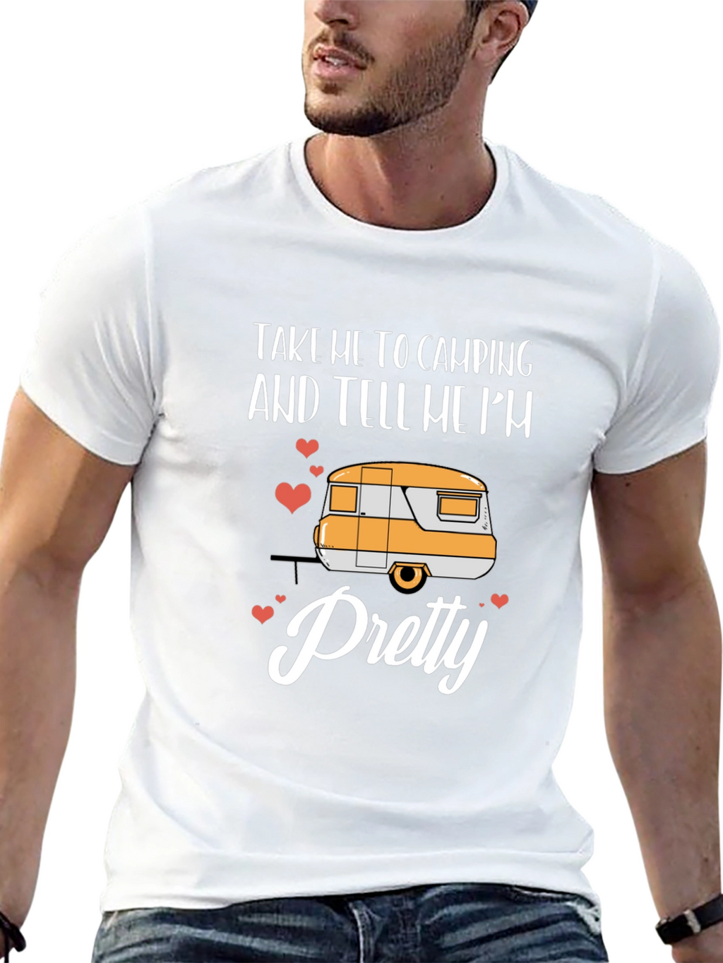 Camping Trailer Graphic Tee: Take Me Camping