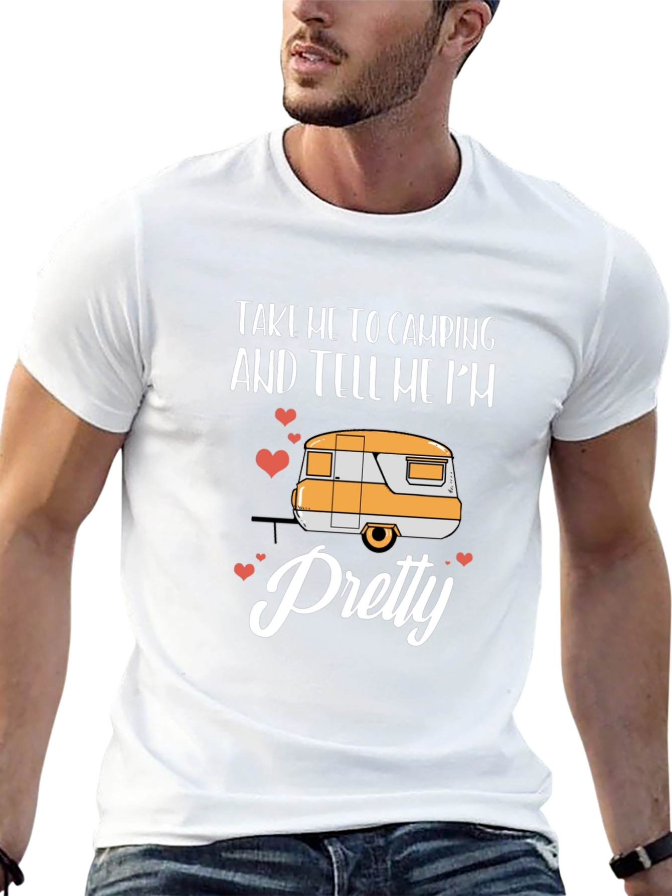 Camping Trailer Graphic Tee: Take Me Camping