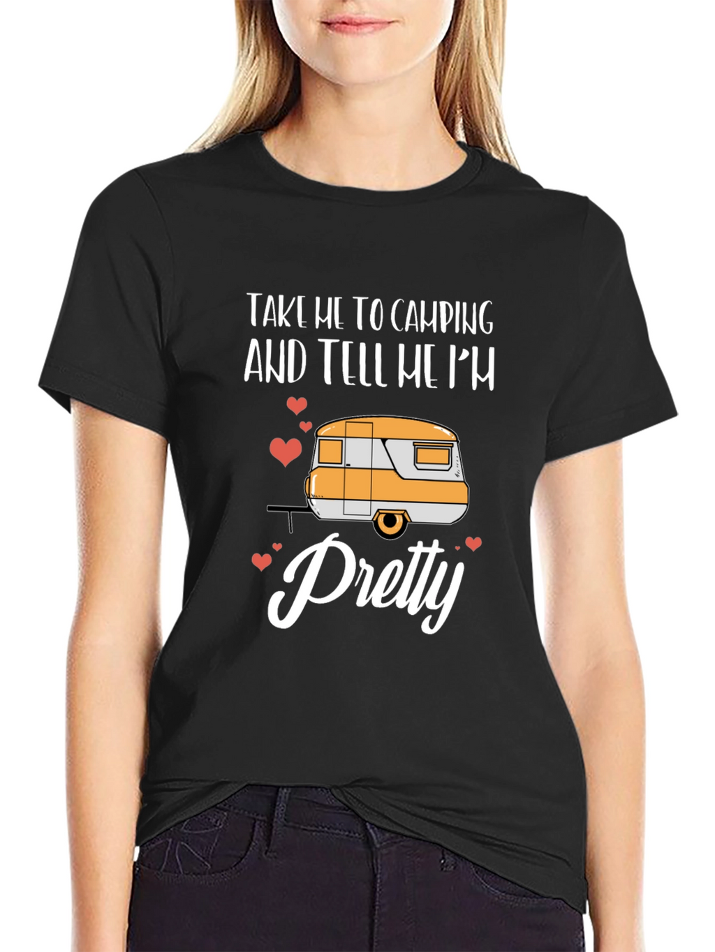 Camping Trailer Graphic Tee: Take Me Camping