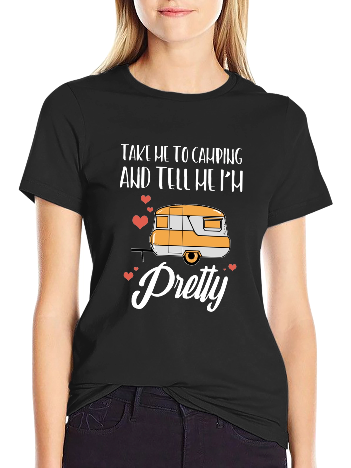 Camping Trailer Graphic Tee: Take Me Camping