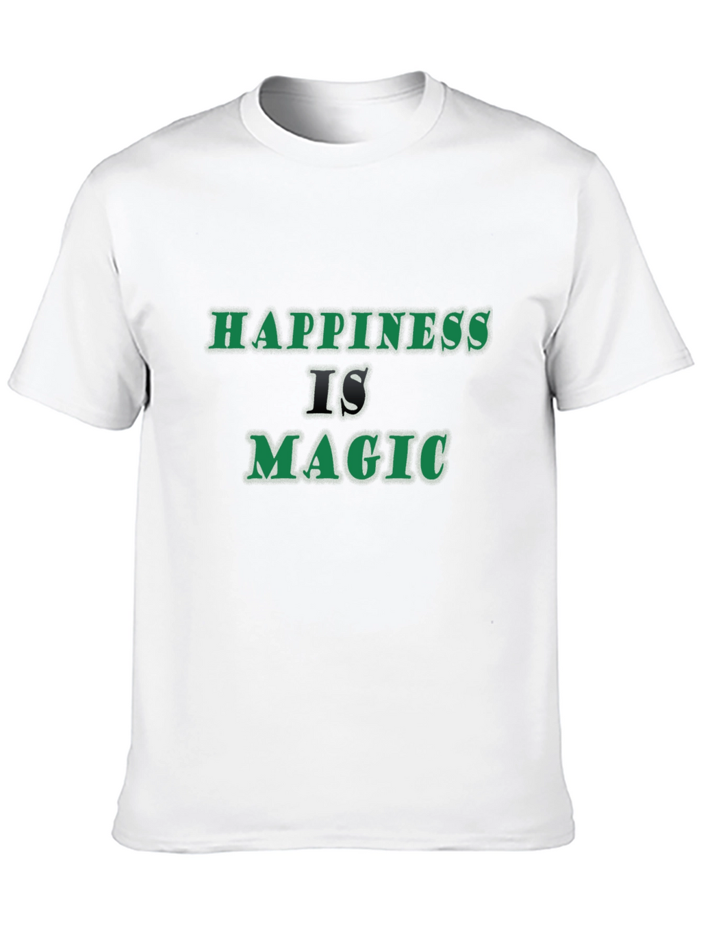 Happiness is Magic Black T-Shirt