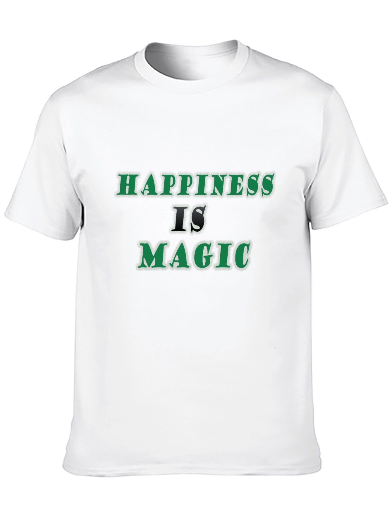 Happiness is Magic Black T-Shirt