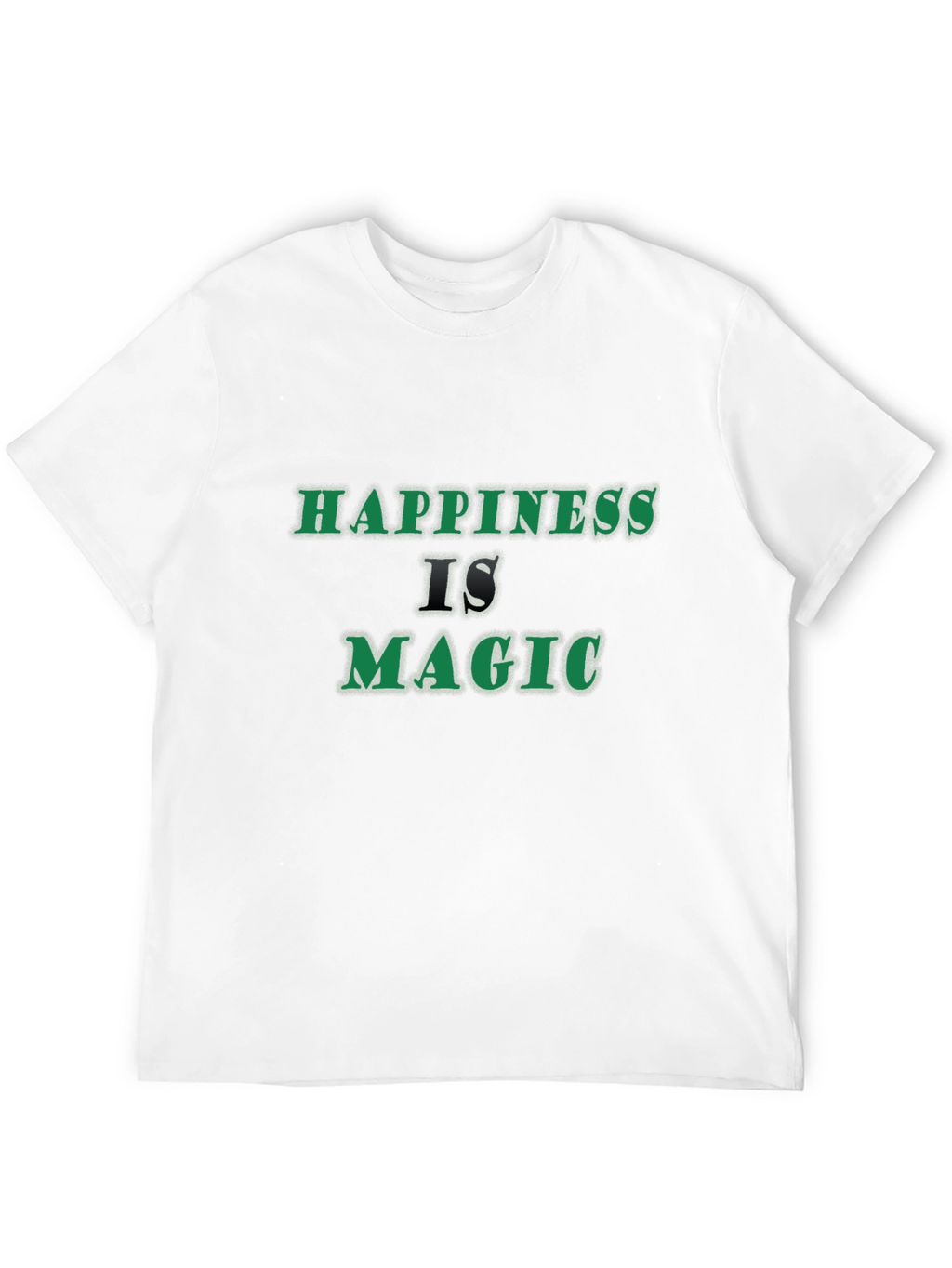 Happiness is Magic Black T-Shirt