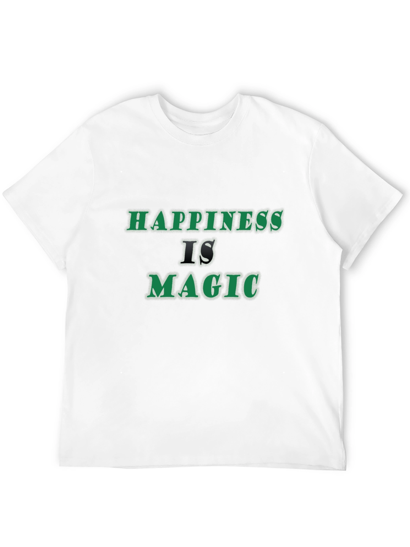 Happiness is Magic Black T-Shirt