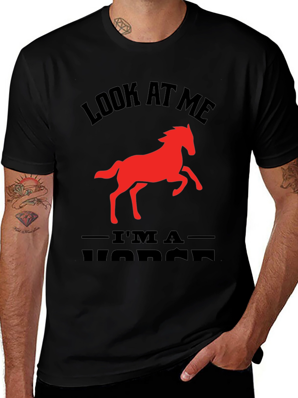 Look At Me Im a Horse Graphic Tee