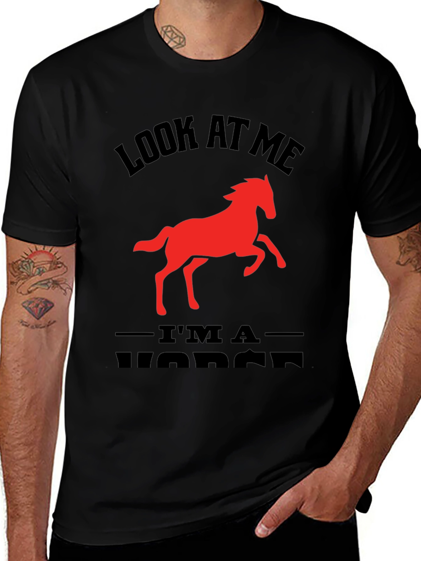 Look At Me Im a Horse Graphic Tee