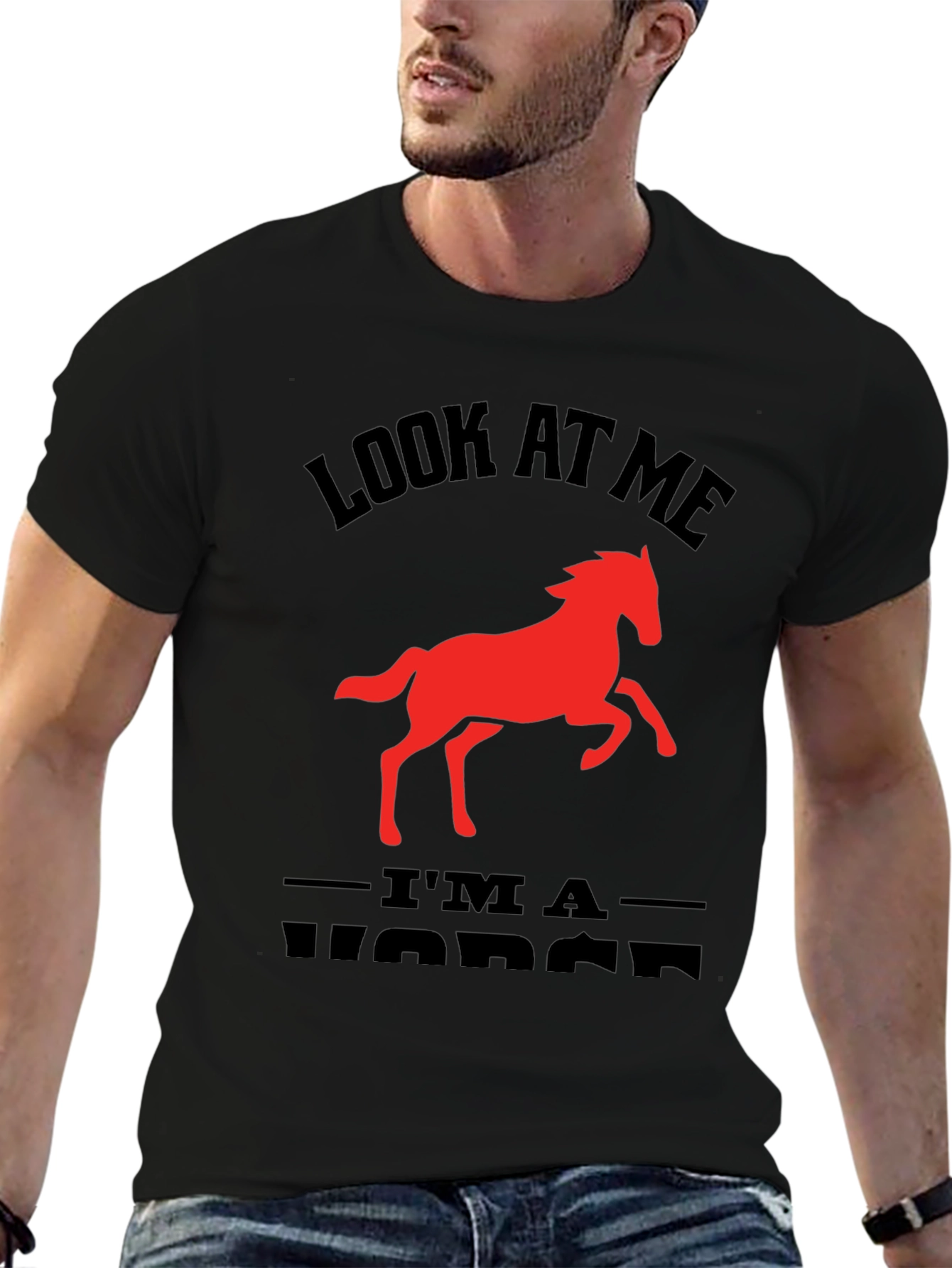 Look At Me Im a Horse Graphic Tee