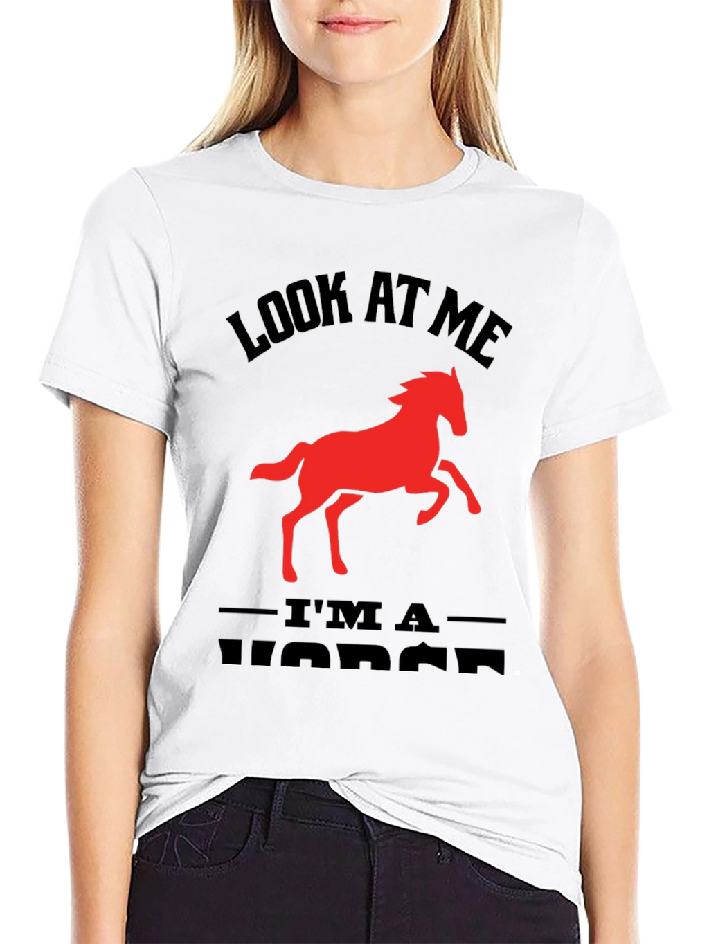 Look At Me Im a Horse Graphic Tee