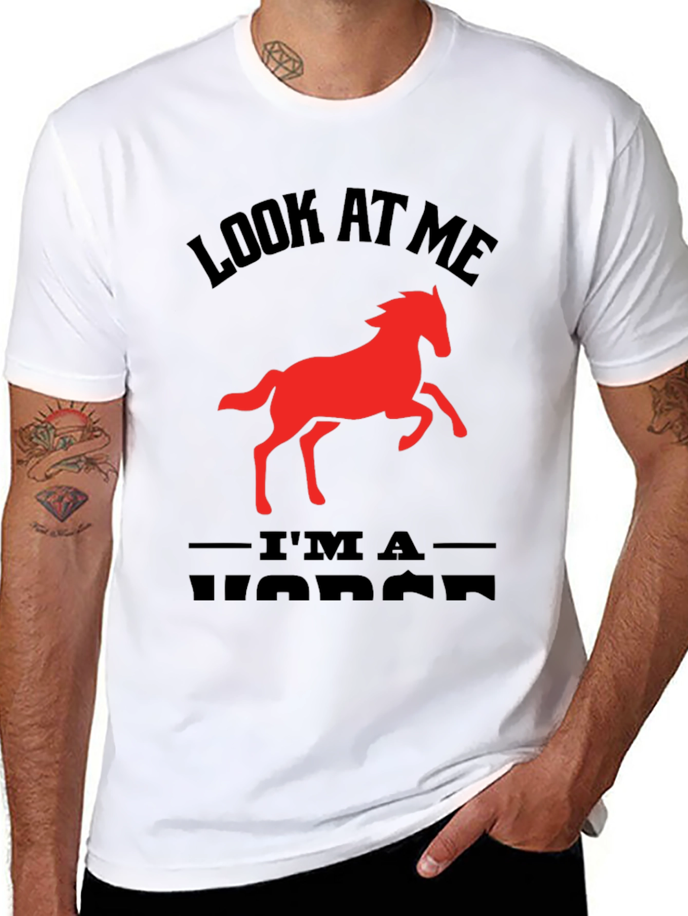 Look At Me Im a Horse Graphic Tee