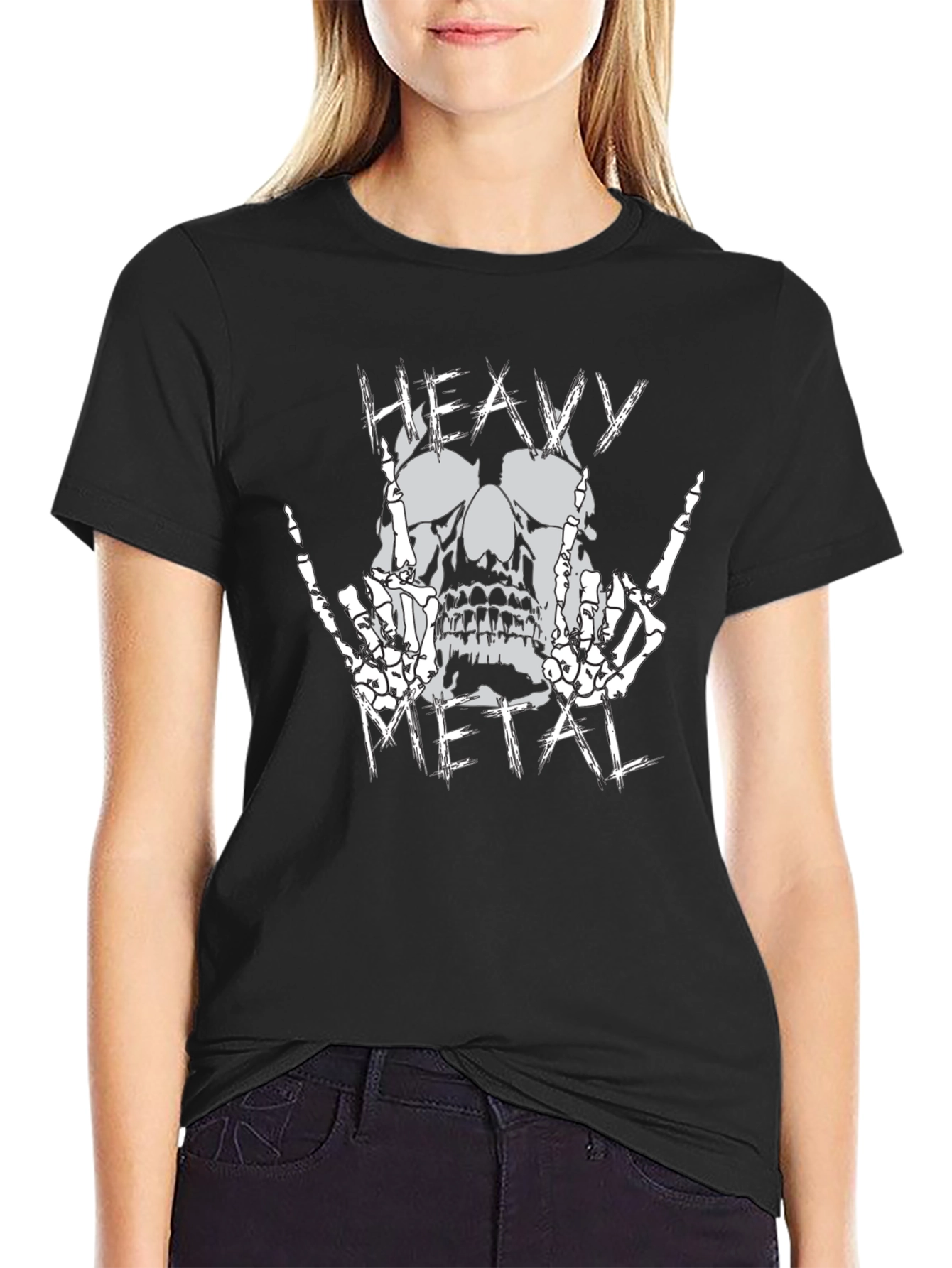 Heavy Metal Skull T-Shirt