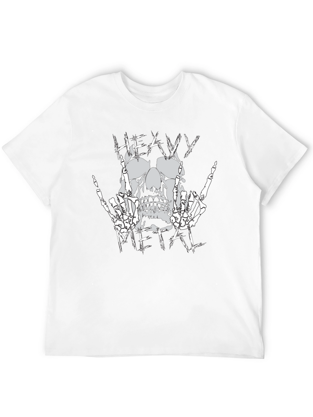 Heavy Metal Skull T-Shirt