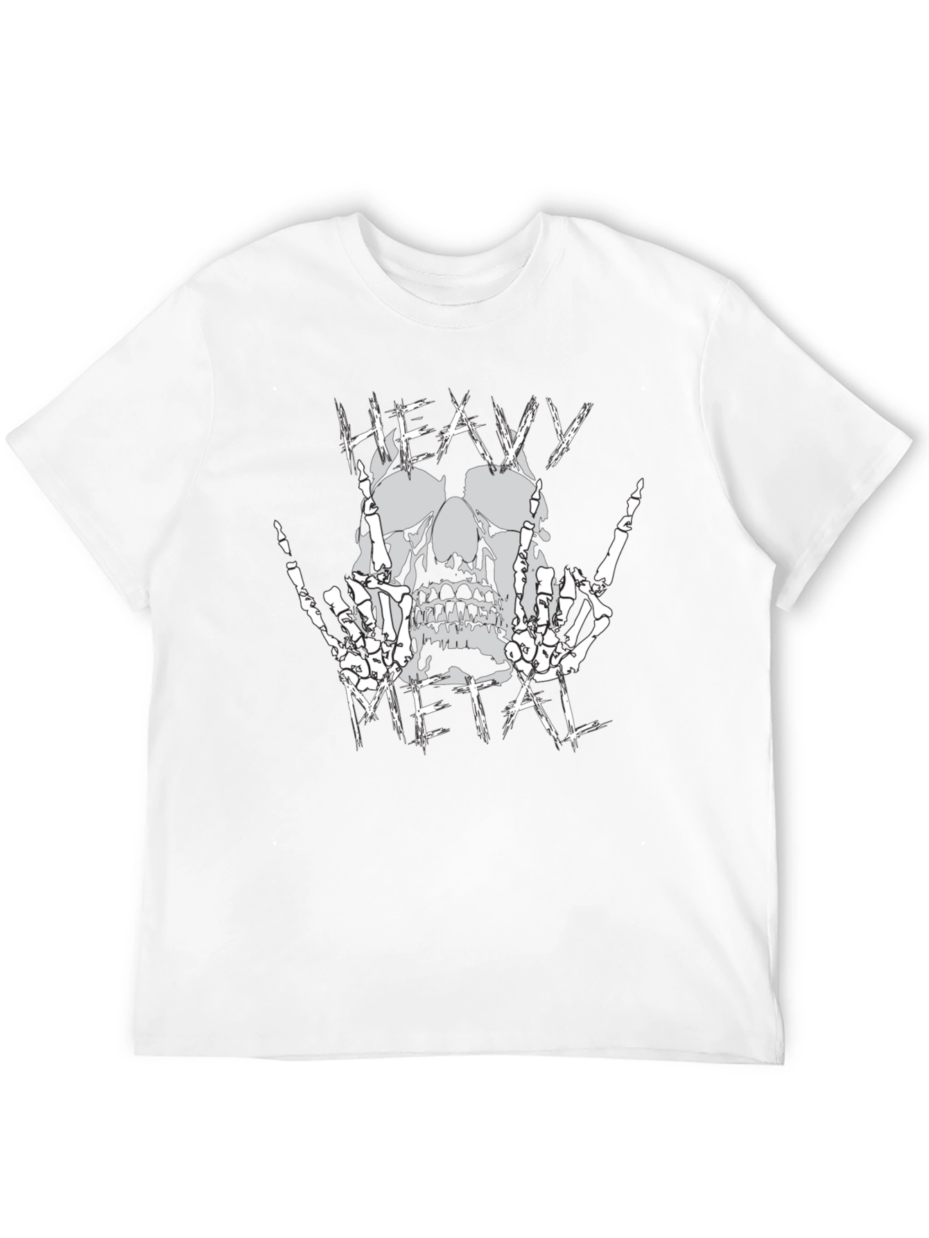 Heavy Metal Skull T-Shirt