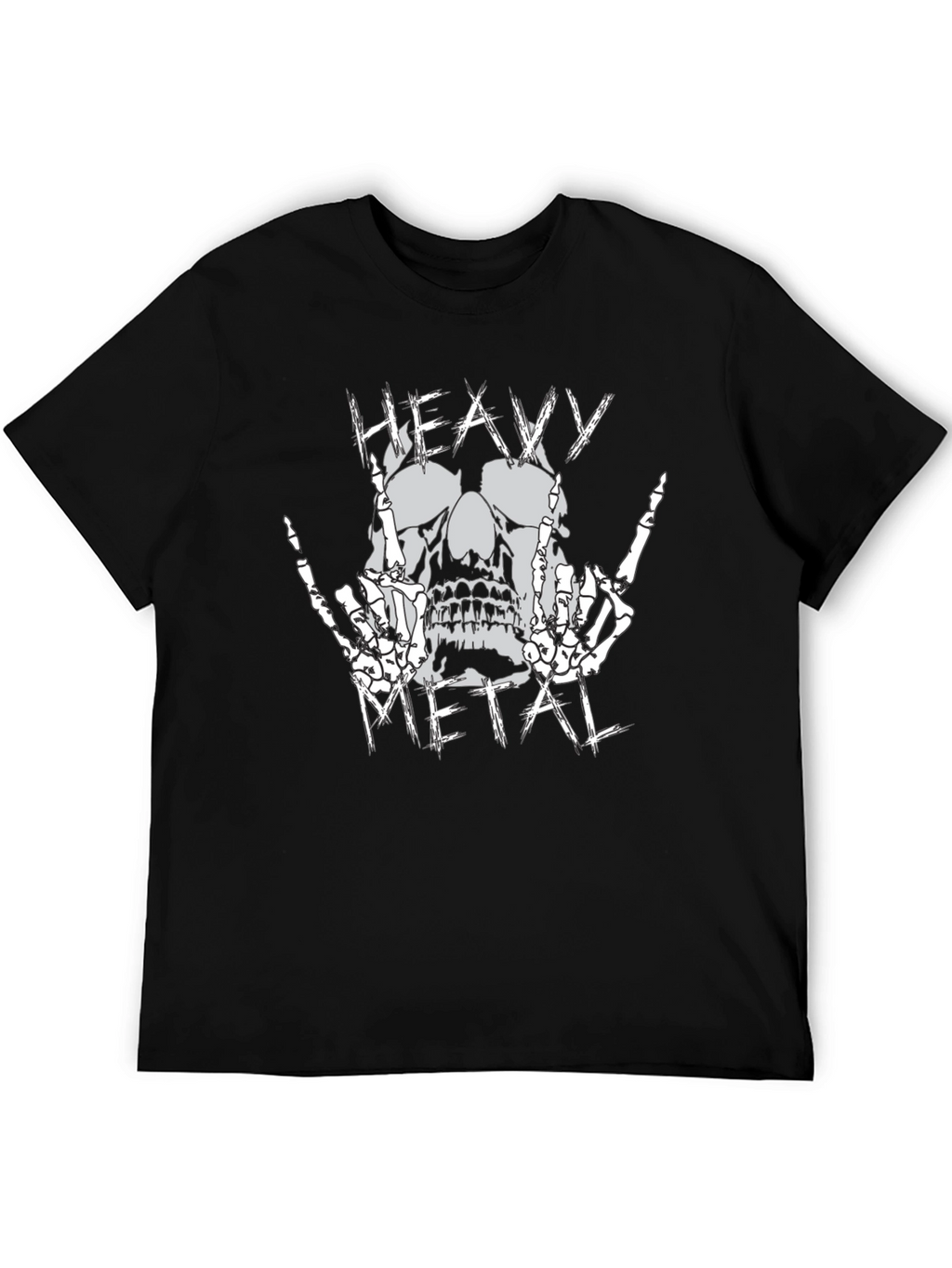 Heavy Metal Skull T-Shirt