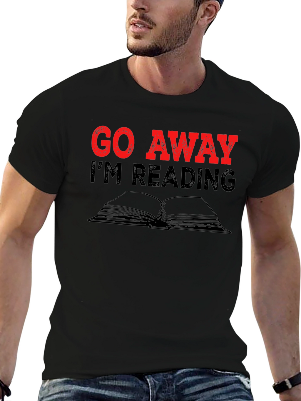 Go Away Im Reading T-Shirt - Book Lover Tee