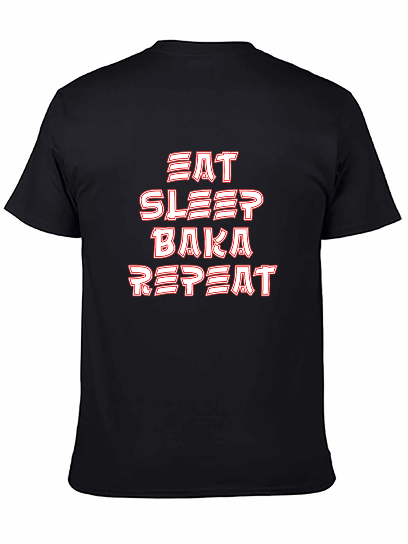 Eat Sleep Baka Repeat Graphic Tee