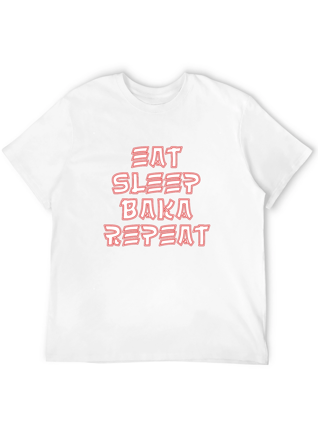 Eat Sleep Baka Repeat Graphic Tee