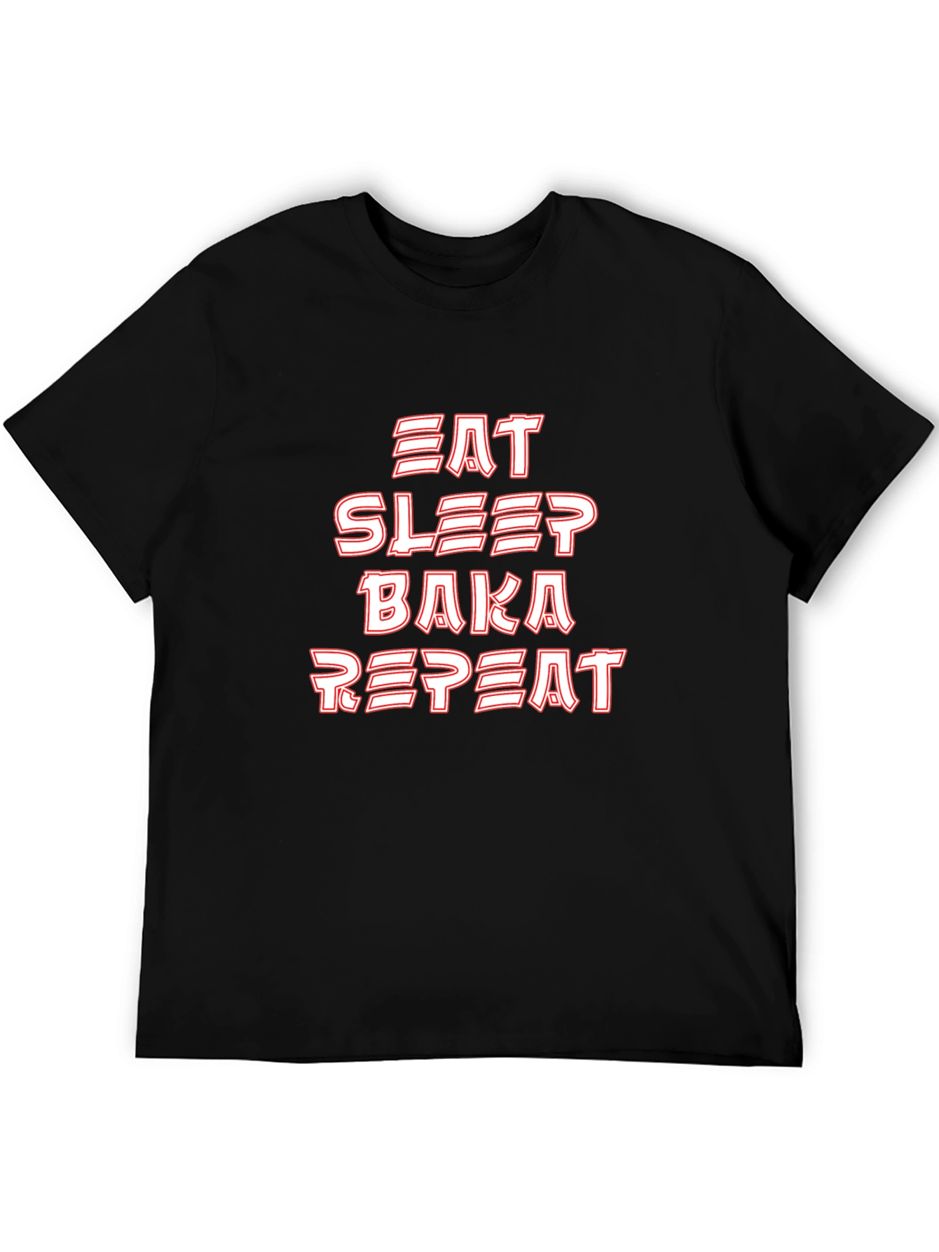Eat Sleep Baka Repeat Graphic Tee